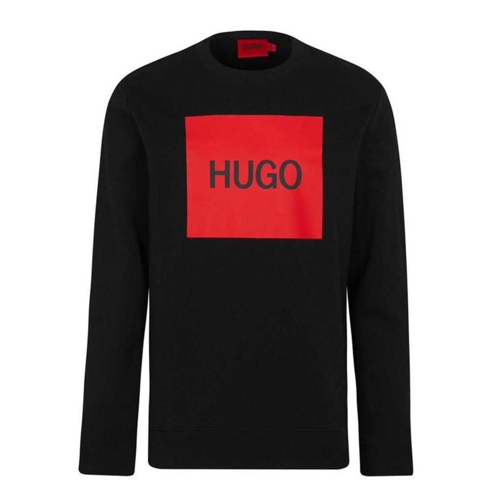 Hugo Mens Logo Sweatshirt / Black